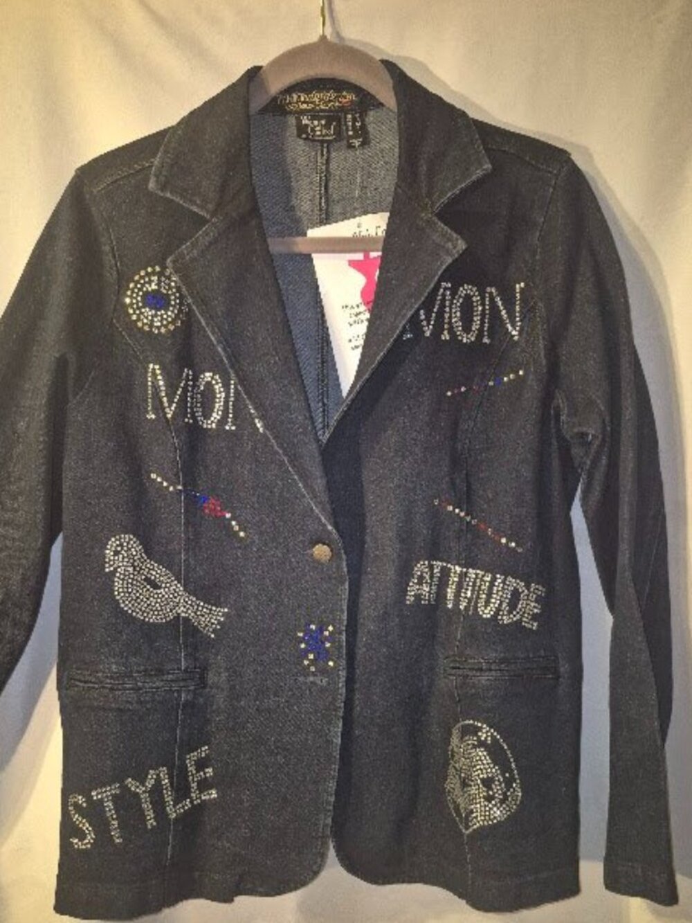Women with Control My Wonder Denim blazer - Size Medium